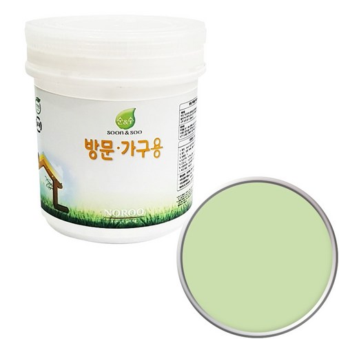 순앤수 방문 가구용 페인트 1L, 연풀잎그린 NR4113, 1개