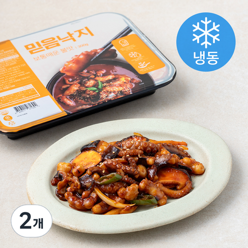 믿음에프엔비 믿음낙지 (냉동), 2개, 300g