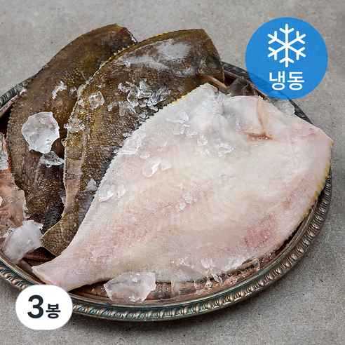 서풍앤쿡 두툼한 손질 가자미 (냉동), 1kg, 3봉