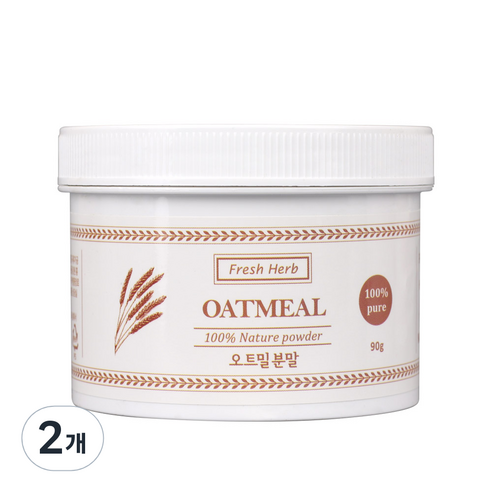 신선약초 오트밀 가루, 90g, 2개