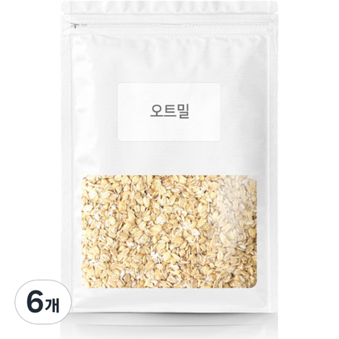 오트밀, 1kg, 6개