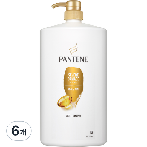 팬틴 극손상케어 샴푸, 1800ml, 6개