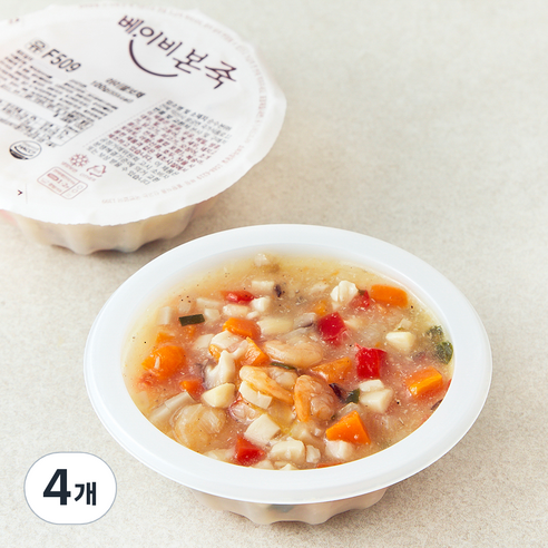 베이비본죽 아이 팔보채, 100g, 4개