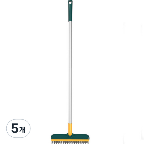 순잠 주방 화장실 욕실 모서리 청소 브러쉬 140cm, 그린, 5개