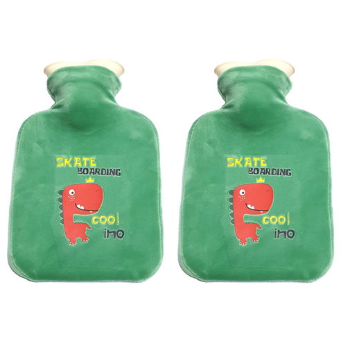 배리툴 보온 물주머니 디노 250ml, 2개