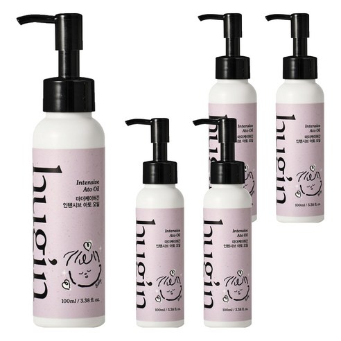 마더케이 허긴 유아용 인텐시브 아토 고보습 오일, 100ml, 5개