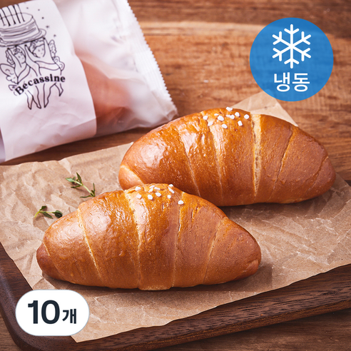 베카신 버터 소금빵 (냉동), 65g, 1개입, 10개