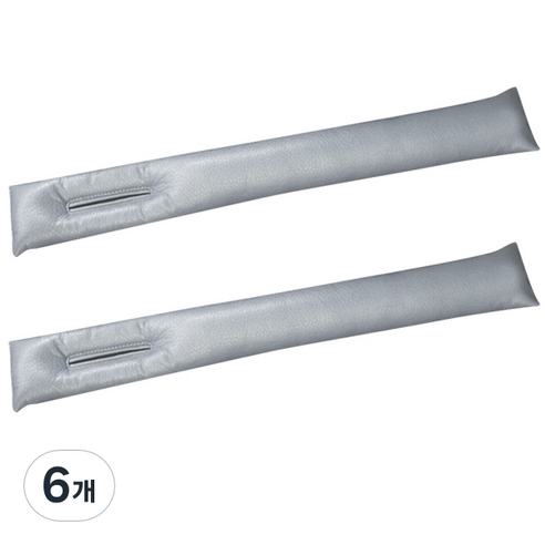 블럭마트 카시트 틈새커버 2p, 그레이, 6개
