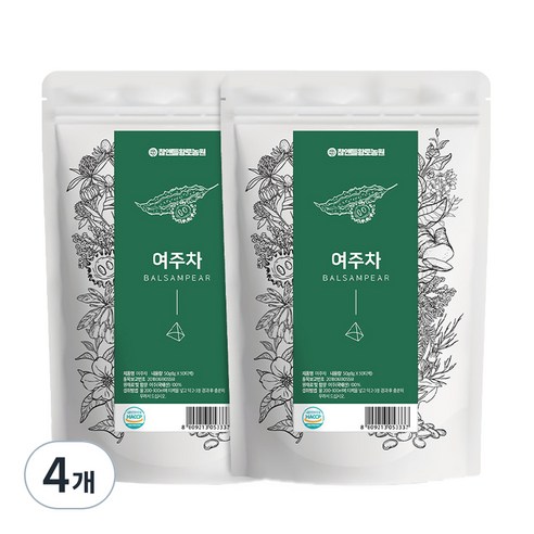 참앤들황토농원 여주차, 1g, 50개입, 4개