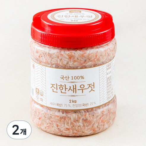 바다원 국내산 새우젓, 2kg, 2개