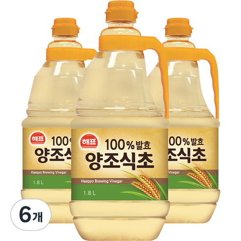 해표 양조식초, 1.8L, 6개