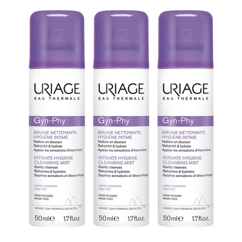 유리아쥬 진피 미스트 타입 여성청결제, 3개, 50ml