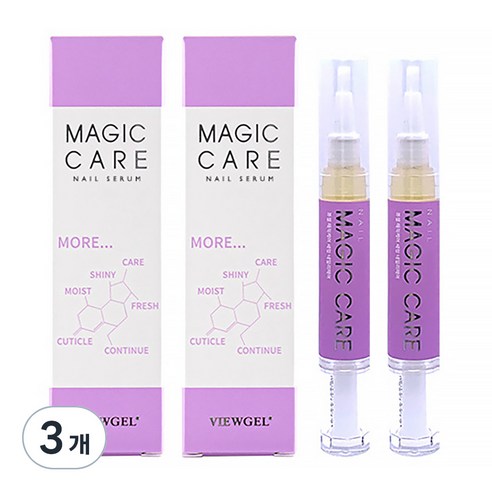뷰젤 매직케어 세럼 손톱영양제 2개입, 10ml, 3개