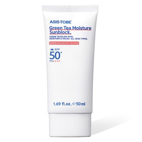 애즈이즈투비 그린티 모이스처 선블록 SPF50+ PA++++, 50ml, 1개 썬크림 Best Top5