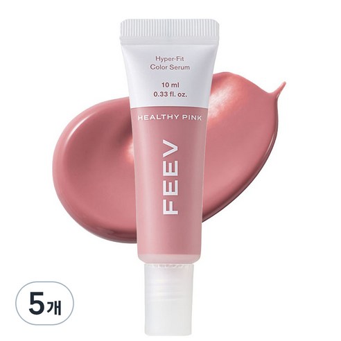 피브 하이퍼 핏 컬러 세럼 미니 블러셔 10ml, 헬시핑크, 5개