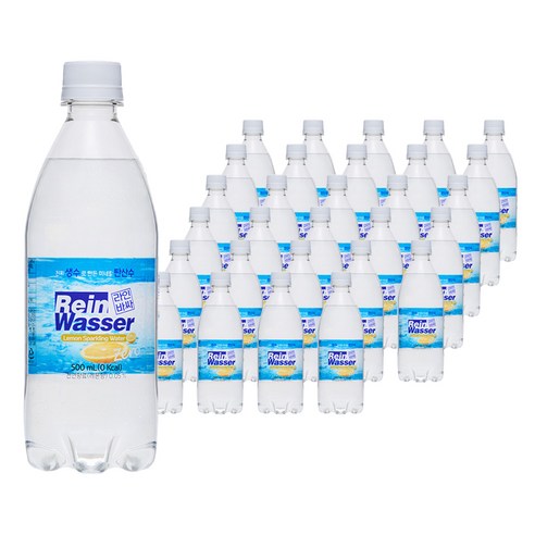 라인바싸 레몬 탄산수, 500ml, 60개