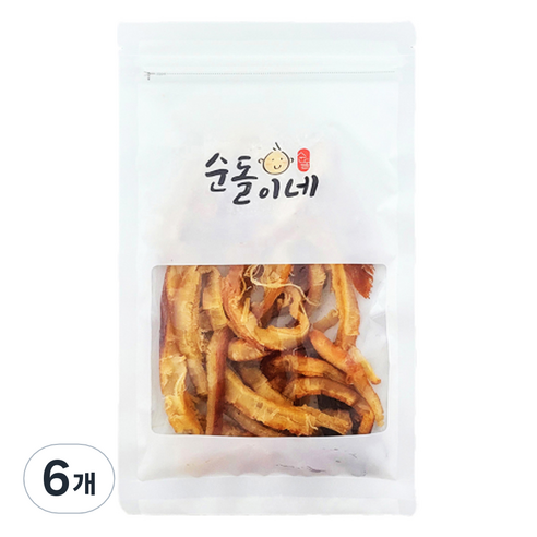 순돌이네 바베큐 페스츄리 오징어, 6개, 130g