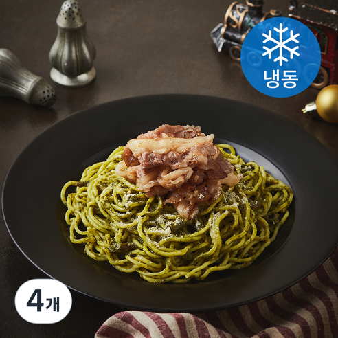프레시지 심퍼티쿠시 우삼겹 고사리 파스타 밀키트 (냉동), 259g, 4개