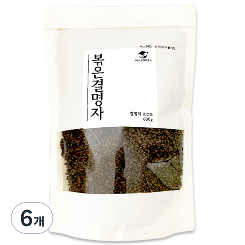 헬로우그린 볶은결명자, 600g, 1개입, 6개