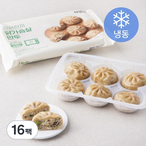 아임닭 간편 한끼 닭가슴살 만두 (냉동), 180g, 16팩