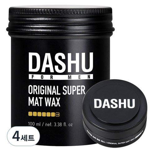 다슈 포 맨 프리미엄 오리지널 슈퍼 매트 헤어왁스 100ml + 15ml, 4세트