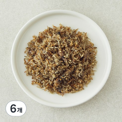킨더가든 꼬마멸치볶음과 꼴뚜기친구, 40g, 6개