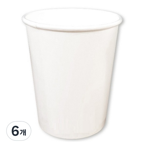 생활을그리다 종이컵 무인쇄 300ml, 6개, 50개입