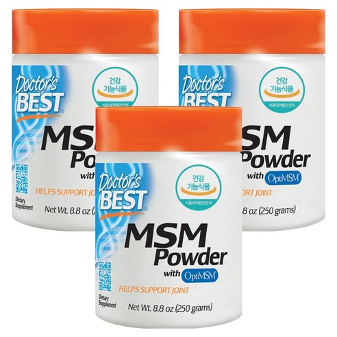 [쿠팡수입] 닥터스베스트 MSM 파우더, 250g, 3개
