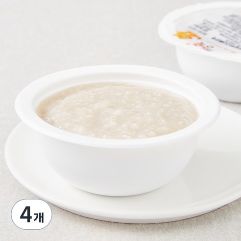 짱죽 초기 7개월 부터 묽은죽 이유식, 혼합맛(오트밀 / 바나나), 160g, 4개