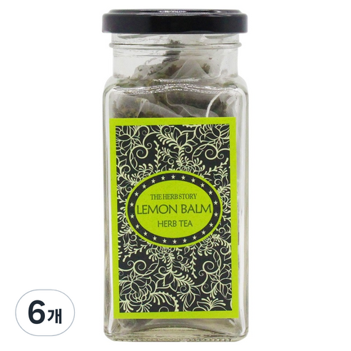 더허브스토리 허브차 레몬밤 삼각티백, 1g, 6개, 15개입