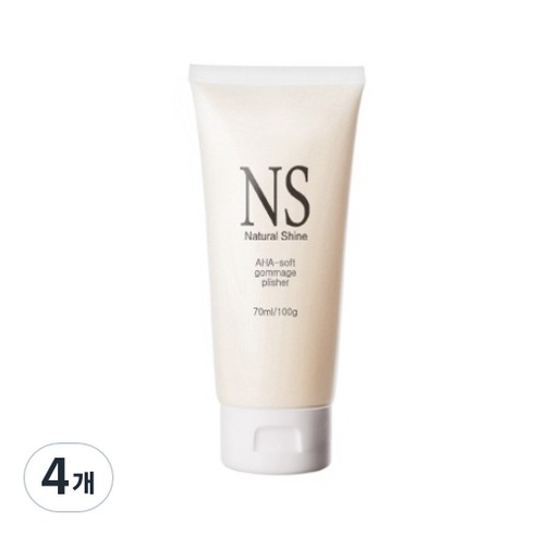 네츄럴샤인 아하 소프트 고마쥐 폴리셔, 70ml, 4개