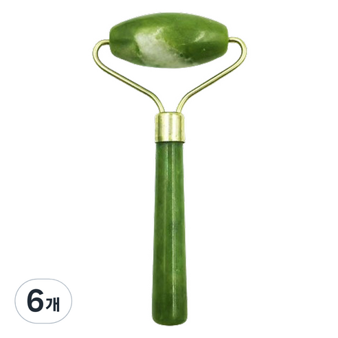 옥석 괄사 두피 바디 지압, 스타일 2, 6개