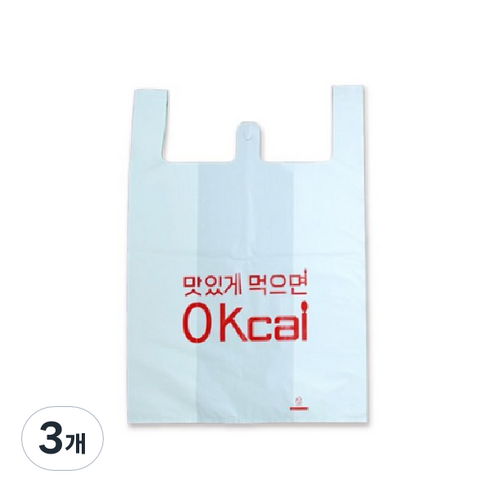 생활을그리다 비닐 인쇄 배달봉투 6호 20 x 25 x 45 cm 100p, 소(S), 100개입, 3개