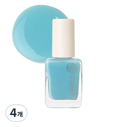 파셋 셀럽 네일컬러 폴리쉬 매니큐어 7ml, 38 민트워터, 4개