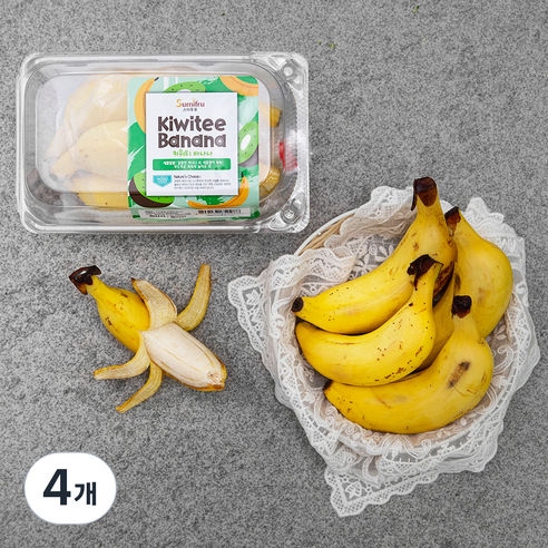 스미후루 키위티 바나나, 350g, 4개
