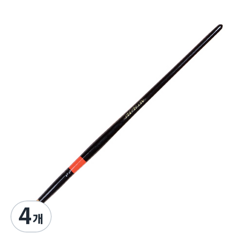 아트시크릿 수채화 아크릴 브러쉬 700R, 18호, 4개