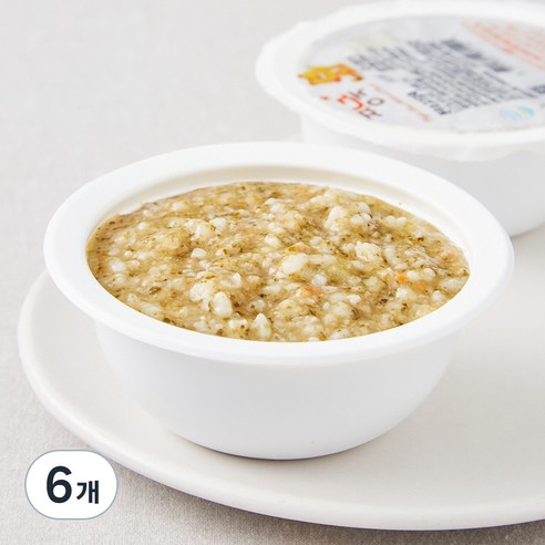 짱죽 이유식 중기 8개월부터 죽1 한우소고기김죽, 200g, 6개, 혼합맛(소고기/김)