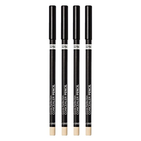 더샘 커버 퍼펙션 컨실러 펜슬 2g, 0.5 아이스 베이지, 4개