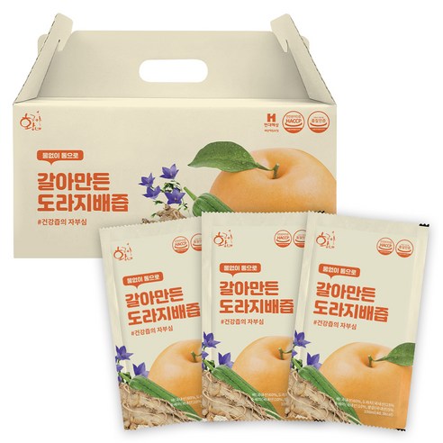 황금이네 갈아만든 도라지배즙 100ml 50포, 50개