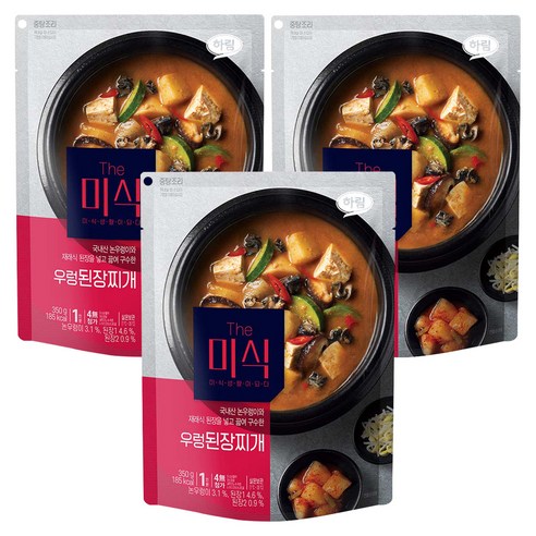 더미식 우렁 된장찌개, 350g, 3개