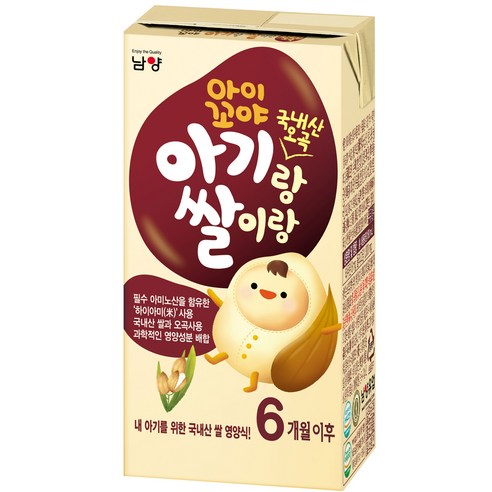   Baby and rice, 180ml of soy milk, five grains, 24 pieces, 180ml