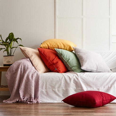 아늑한 일상, 델튼 쿠션커버로 완성하는 포근한 휴식