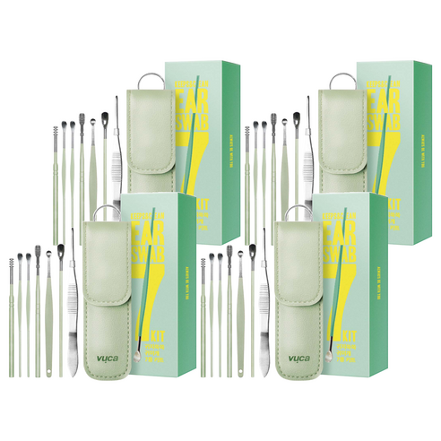 뷰카 귀지쏙쏙 귀이개 7종 키트 세트, 4세트