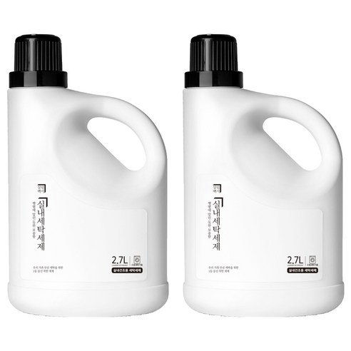 살림백서 실내건조 드럼용 세탁세제 본품, 2.7L, 2개