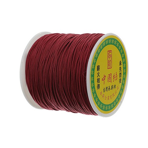 나일론 매듭실 실팔찌 만들기 0.8mm, Coconut Brown, 1개