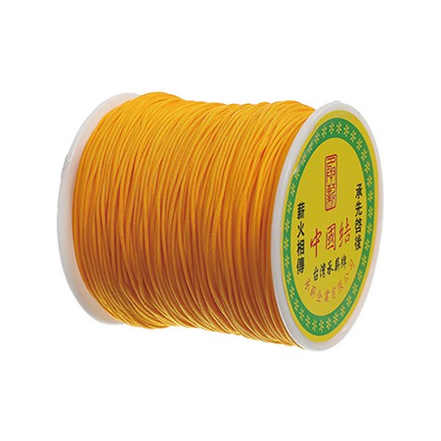 나일론 매듭실 실팔찌 만들기 0.8mm, Dark Orange, 1개