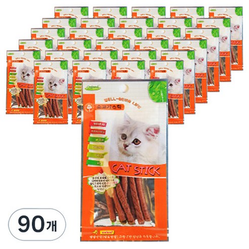 왈왈 캣 스틱 20g, 소고기, 90개