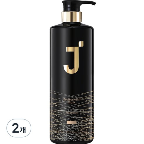 제이숲 프로페셔널 클리닉 트리트먼트, 1000ml, 2개