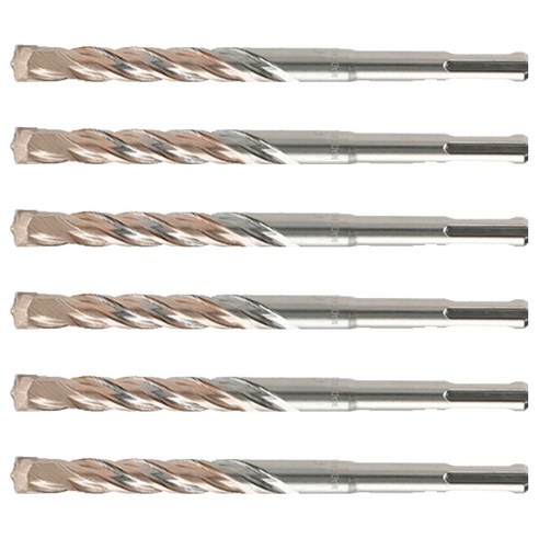 디월트 SDS PLUS 드릴 비트 2날 6.5 x 110 x 50 mm DT9519, 6개