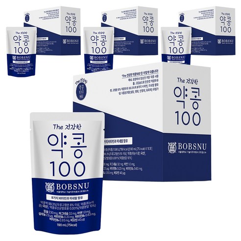 서울대밥스누 더 건강한 약콩 100 두유, 190ml, 40개